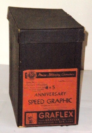 Rare 4X5 Anniversary Speed Graphic Box